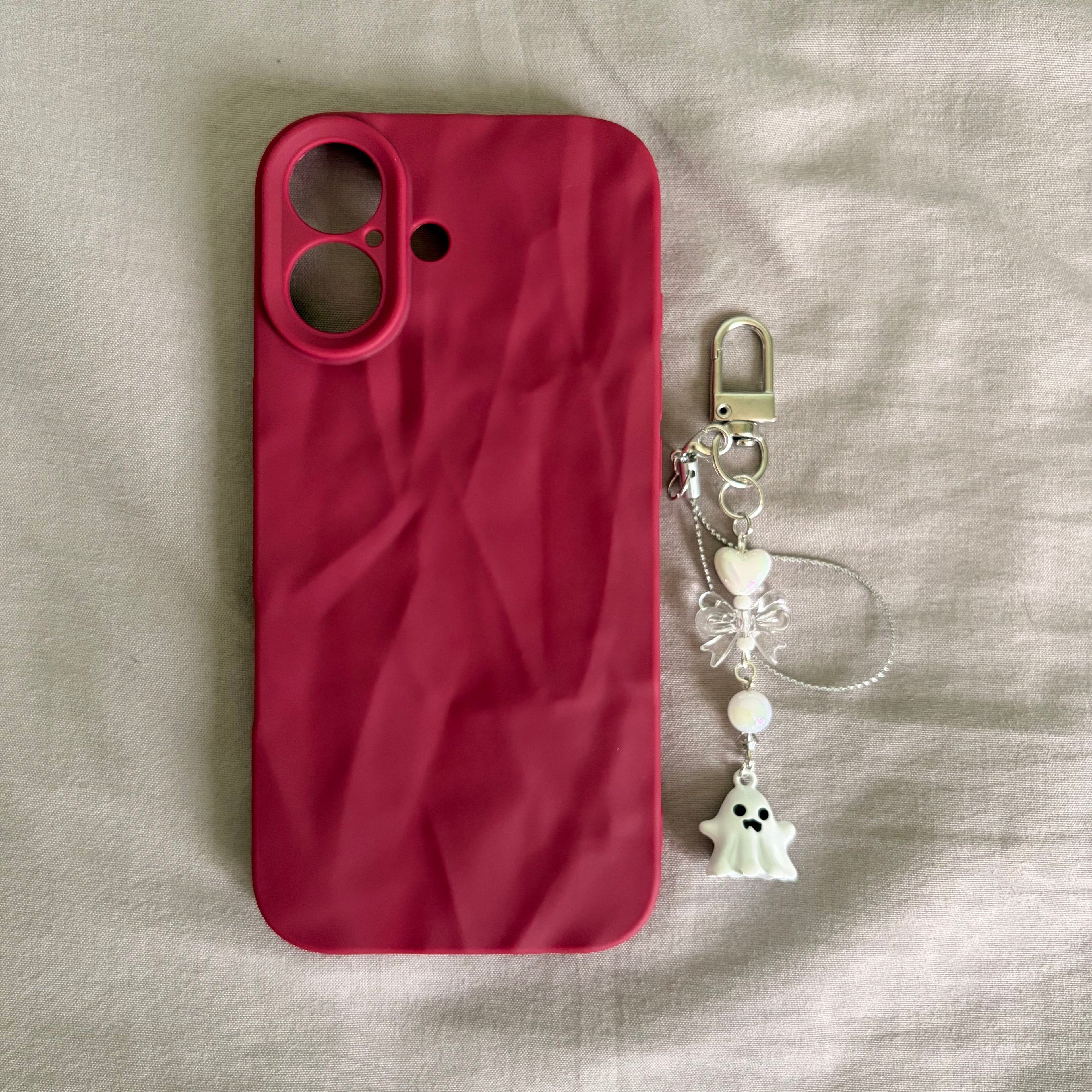 "Ghosties" Phone Strap / Keychain (Handmade) | rotten trinkets